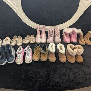 Pink and Brown Kids Boots